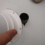 Plumbing pipe cap with butyl tape