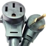NEMA 14-50 receptacle and plug