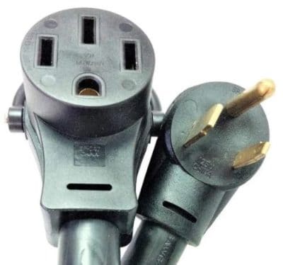 NEMA 14-50 receptacle and plug