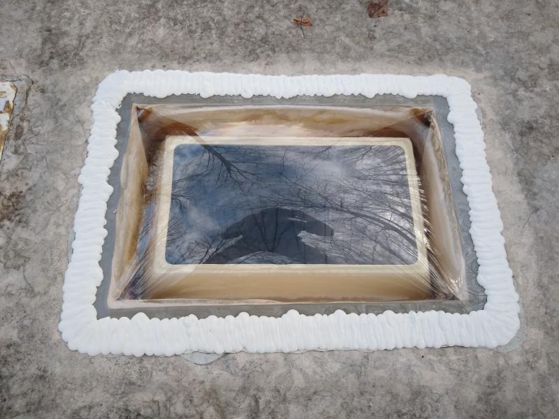 New RV replacement clear skylight